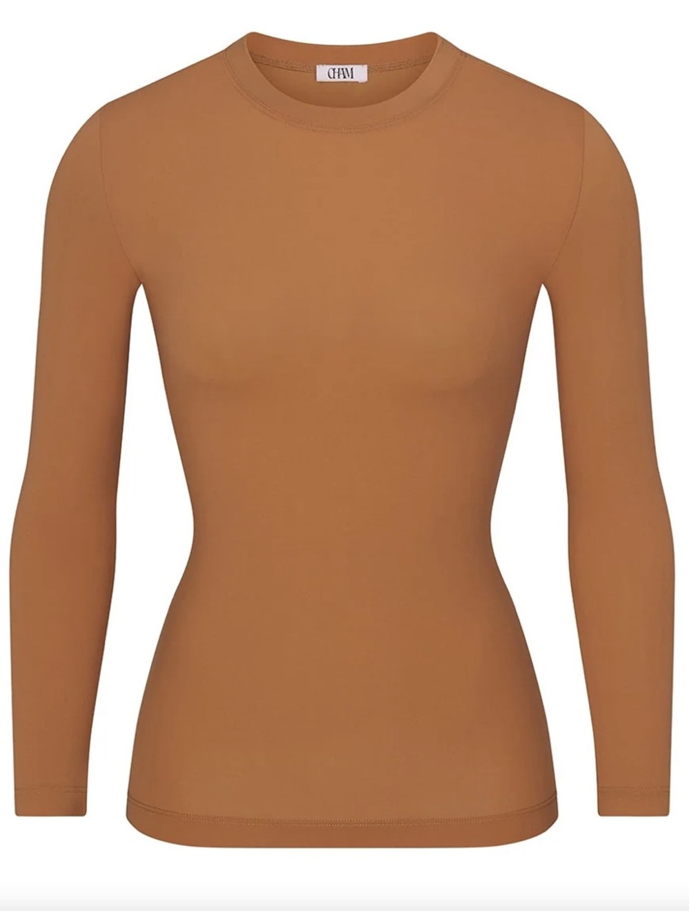CHAM The Christy Long Sleeve Top In Camel